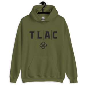 TLAC - Black Text Cozy Hoodie