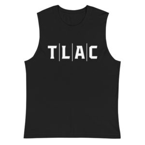 TLAC | Muscle Shirt (White Text)