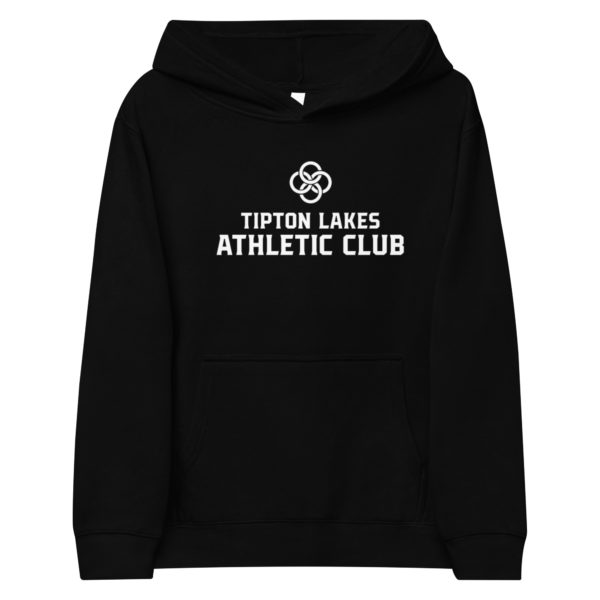 TLAC Kids fleece hoodie - White Logo - Image 2